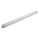 Réglette LED étanche IP65 2x18W 120cm Lumière blanche Froide