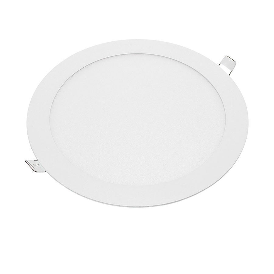 Panneau Led encastré 18W Rond Lumière Blanche Naturelle IP20