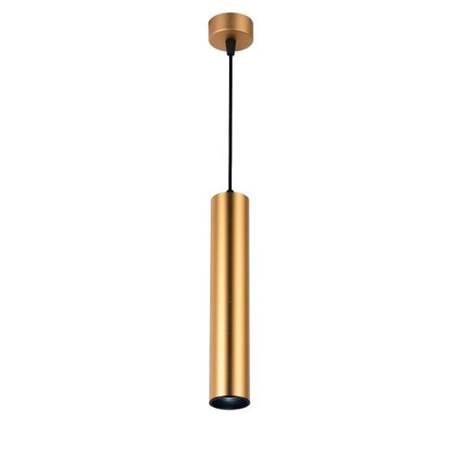 Suspension Eye L GU10, MR16 en aluminium doré