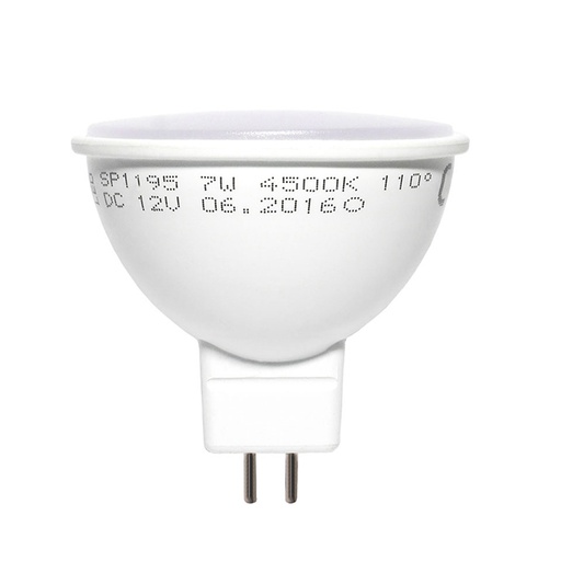 Ampoule LED MR16 7W 110° lumière jaune