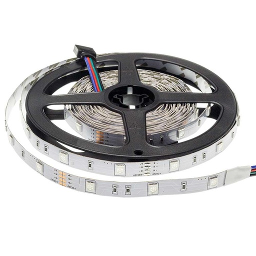 Bande led SMD5050 7.2W/m lumière RVB  IP20 12V