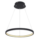 Suspension ralph LED 19W en métal noir Lumière jaune