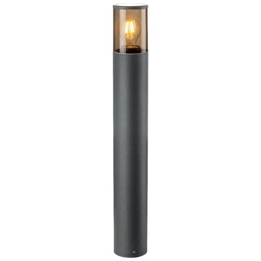 Borne extérieur Jeff en fonte aluminium noir étanche gm