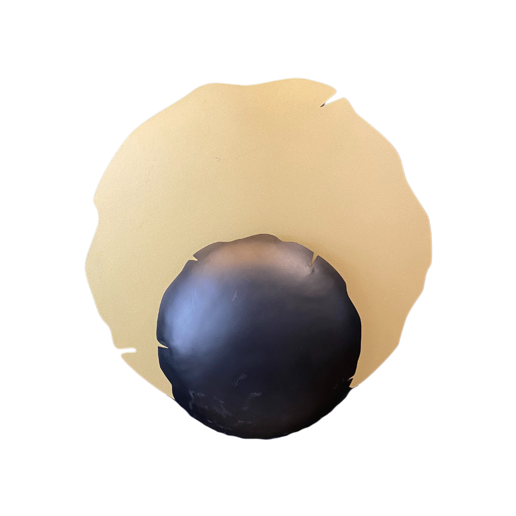 Applique murale Aura en métal beige