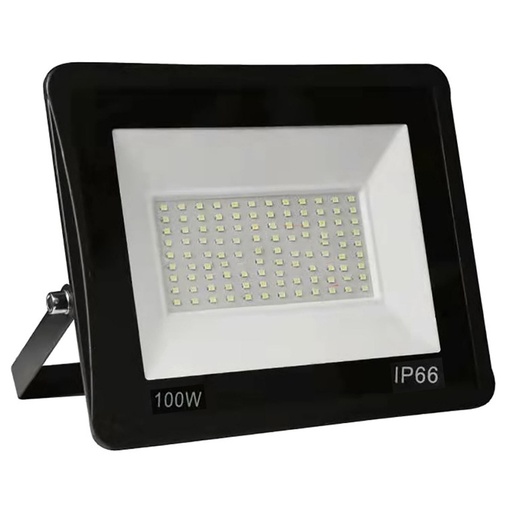 Projecteur LED 100W SMD Noir Lumière Blanche étanche IP65