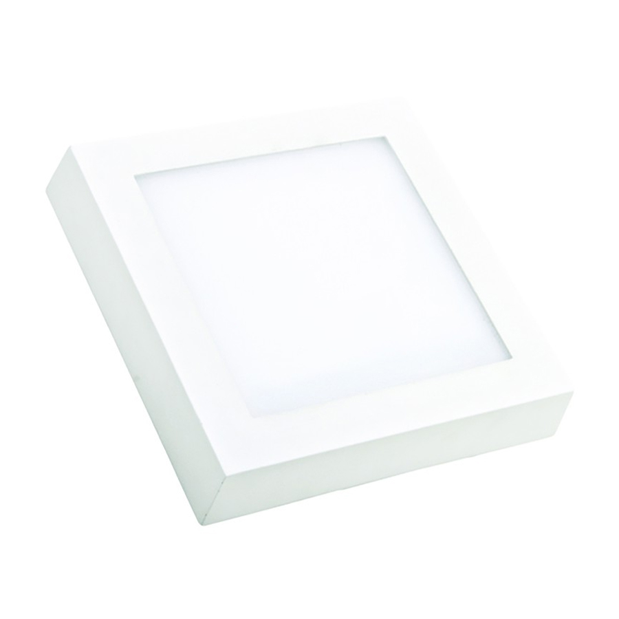 Panneau Led premium 6W Carré blanc Lumière Blanche Naturelle 12x12 cm