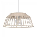 Suspension Cassis en rotin tressé naturel