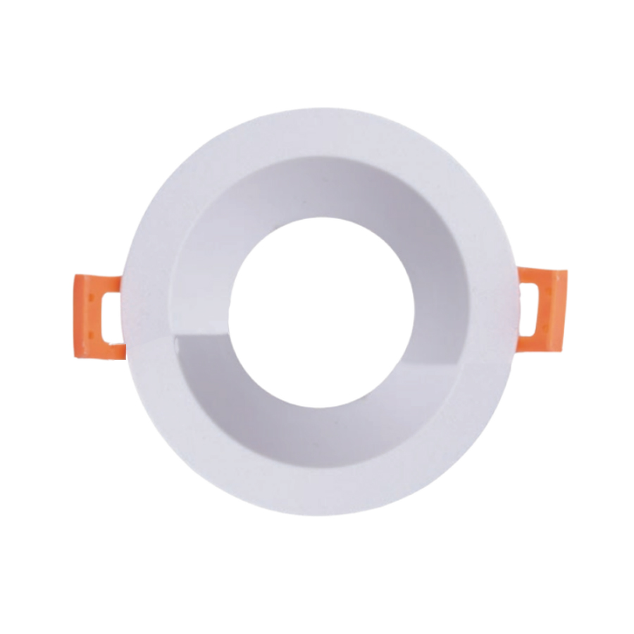 Spot encastré GU10 rond blanc Ø8cm
