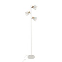 Lampadaire Ottawa en métal et Abat-jour en métal grillagé blanc