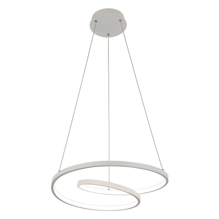 Lustre / Suspension eclipse LED 46W blanc dimmable avec 3 intensités