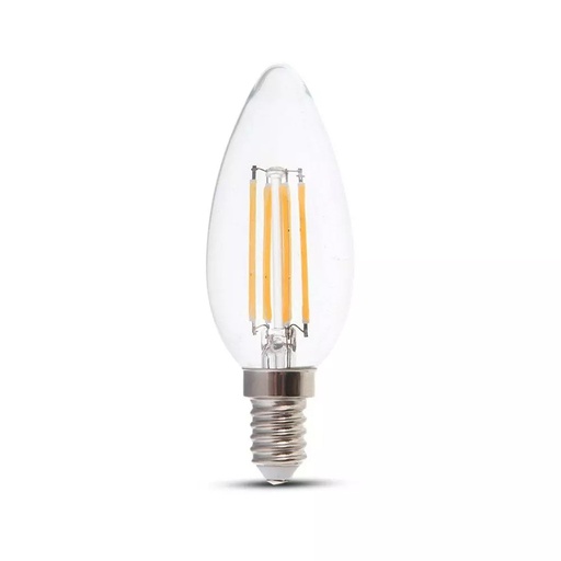 Ampoule LED Bougie Filament E14 4W Lumière Jaune