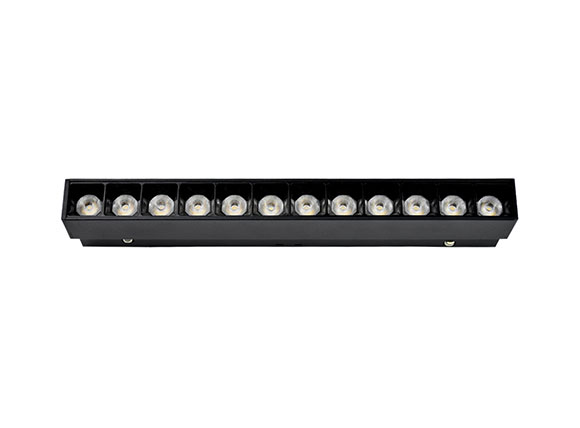 Spot Lumineux LED 12W pour rail encastre Lumière blanche naturelle