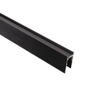 Système de Rail 48V de Surface Suspendu 3 Phases noir 1M