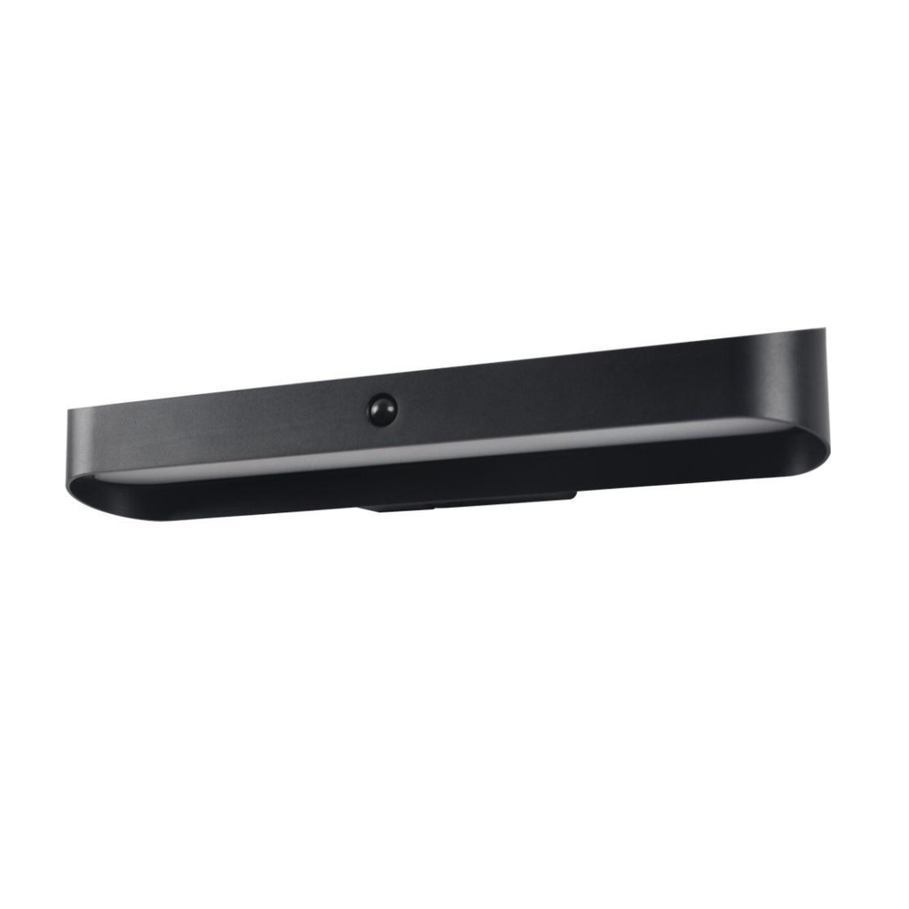 Applique extérieure 16W solaire en aluminium, pc noir étanche IP55
