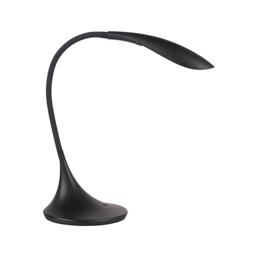 Lampe de bureau Lyon noir en métal+silicone touch dimmable