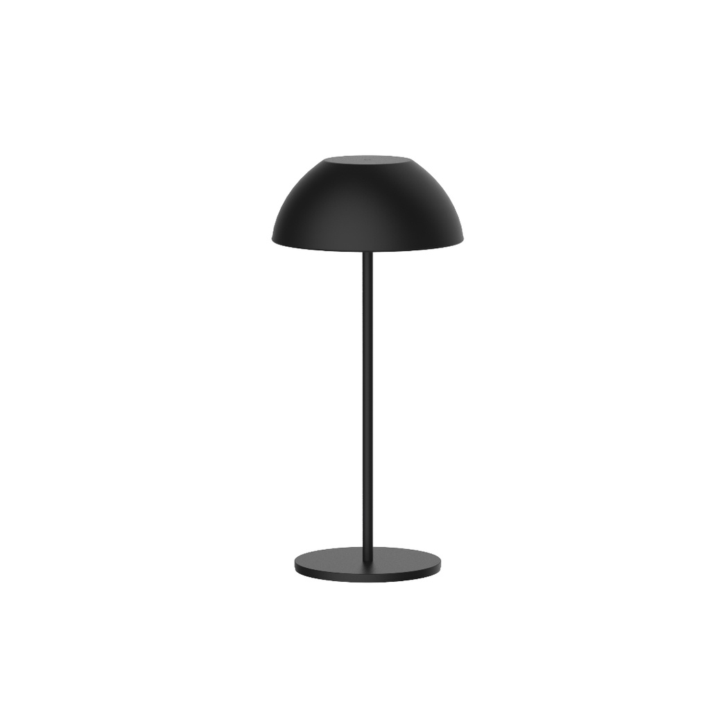 Lampe à poser Luma en métal revêtement noir