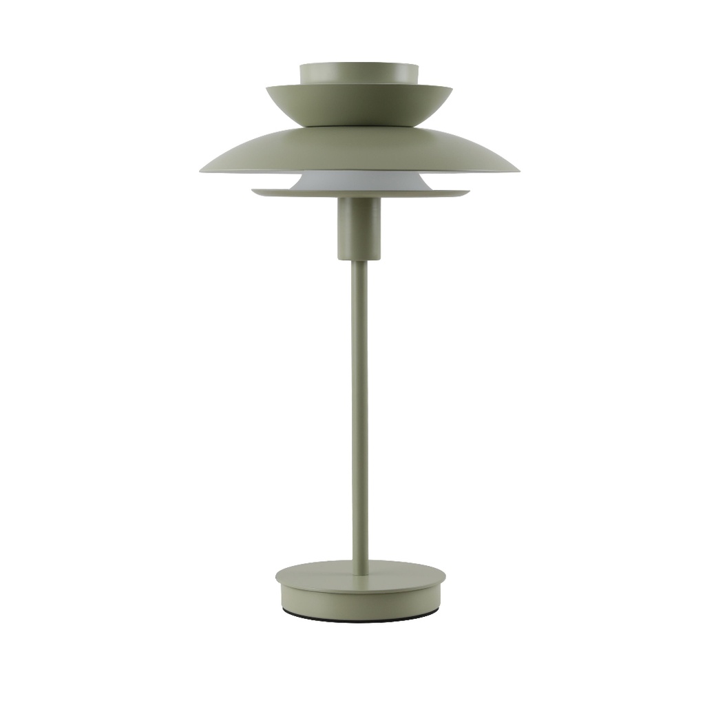 Lampe a poser Astrée en métal vert mat multi-abat-jour Ø31