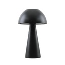 Lampe à poser champignon Nocéa en métal noir finition gris