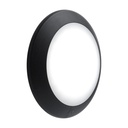 Hublot Umberta en résine noir et plastique opale étanche