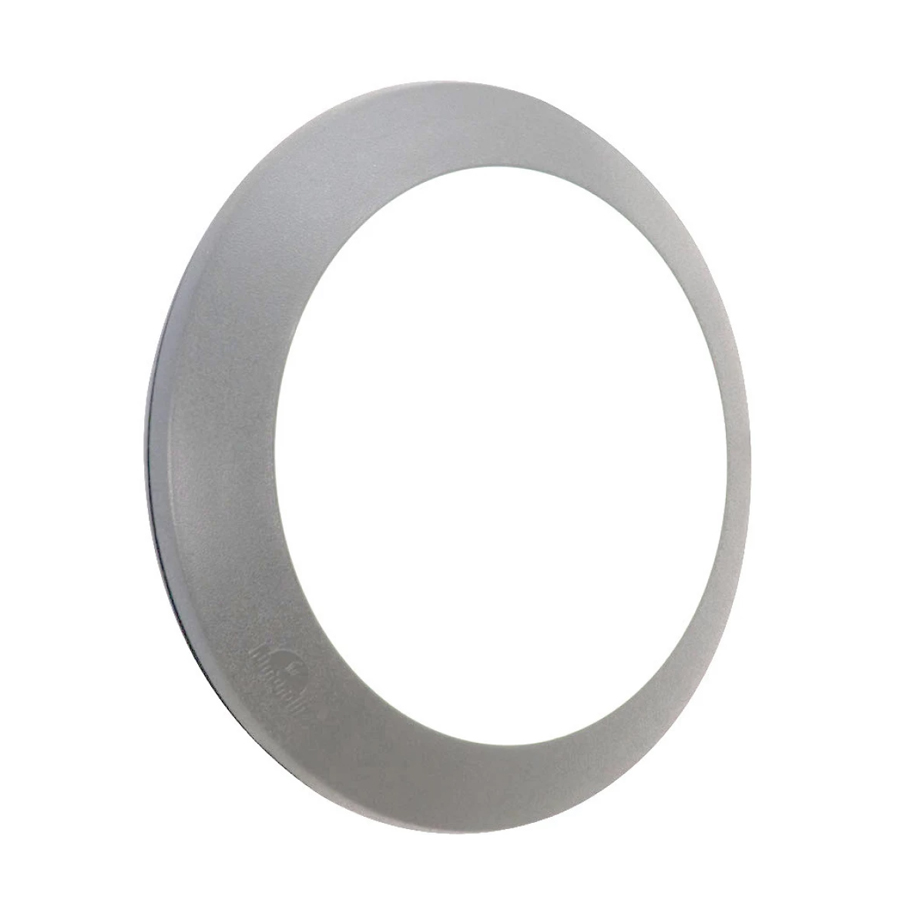 Hublot Umberta en résine gris et plastique opale étanche IP66