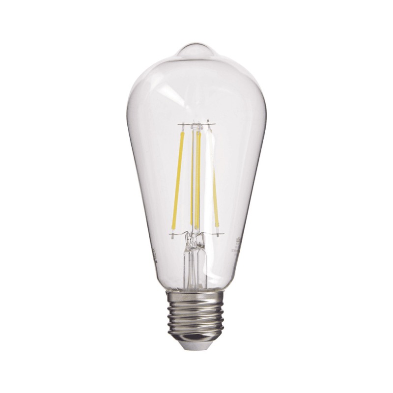 Ampoule LED Filament ST64 E27 4W Lumière Jaune