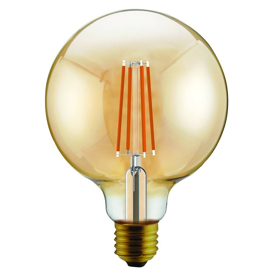 Ampoule Led Filament G95 E27 4W Lumière Jaune