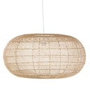 Suspension Rayol boule en rotin naturel