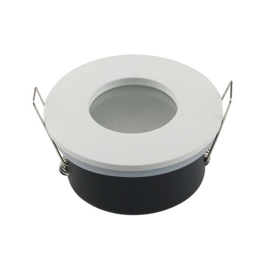 Spot encastré GU10 Rond Blanc étanche IP44 Ø8