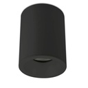 Plafonnier GU10 10W rond noir étanche  Ø8.5 IP44