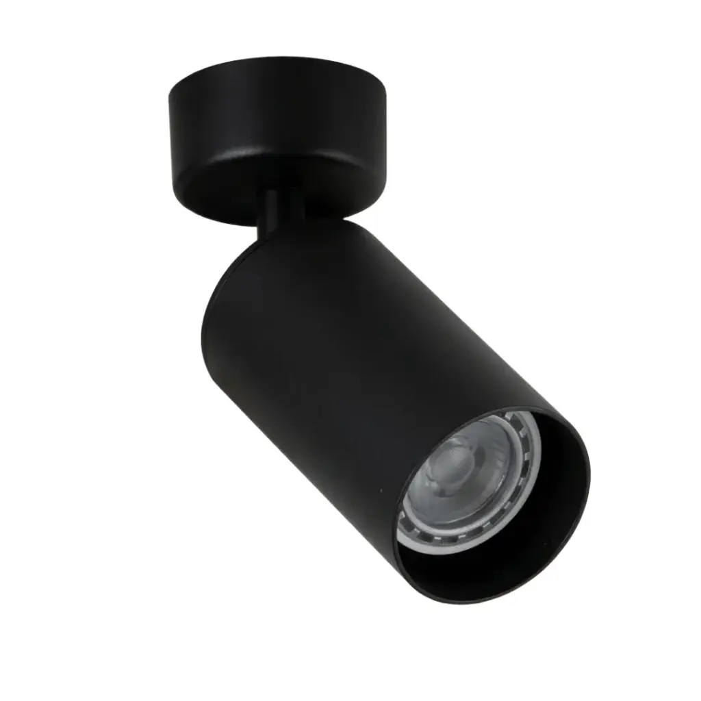 Spot / Applique Spark GU10 en aluminium noir IP20