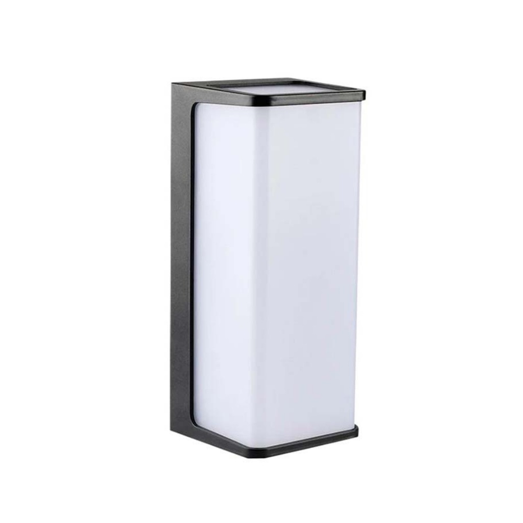 Applique extérieur 10W en plastique noir étanche IP65