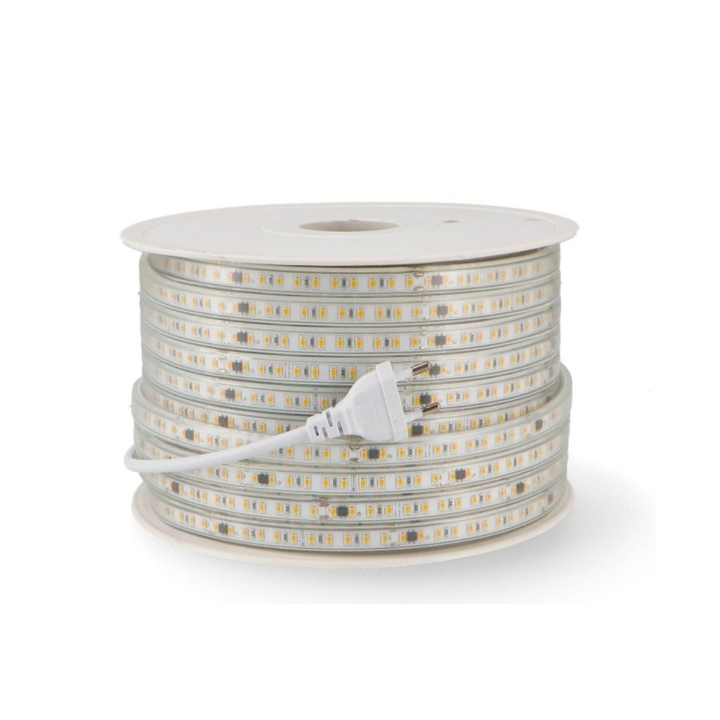 Ruban led flexible 10W/m Lumière Jaune étanche IP65 220V