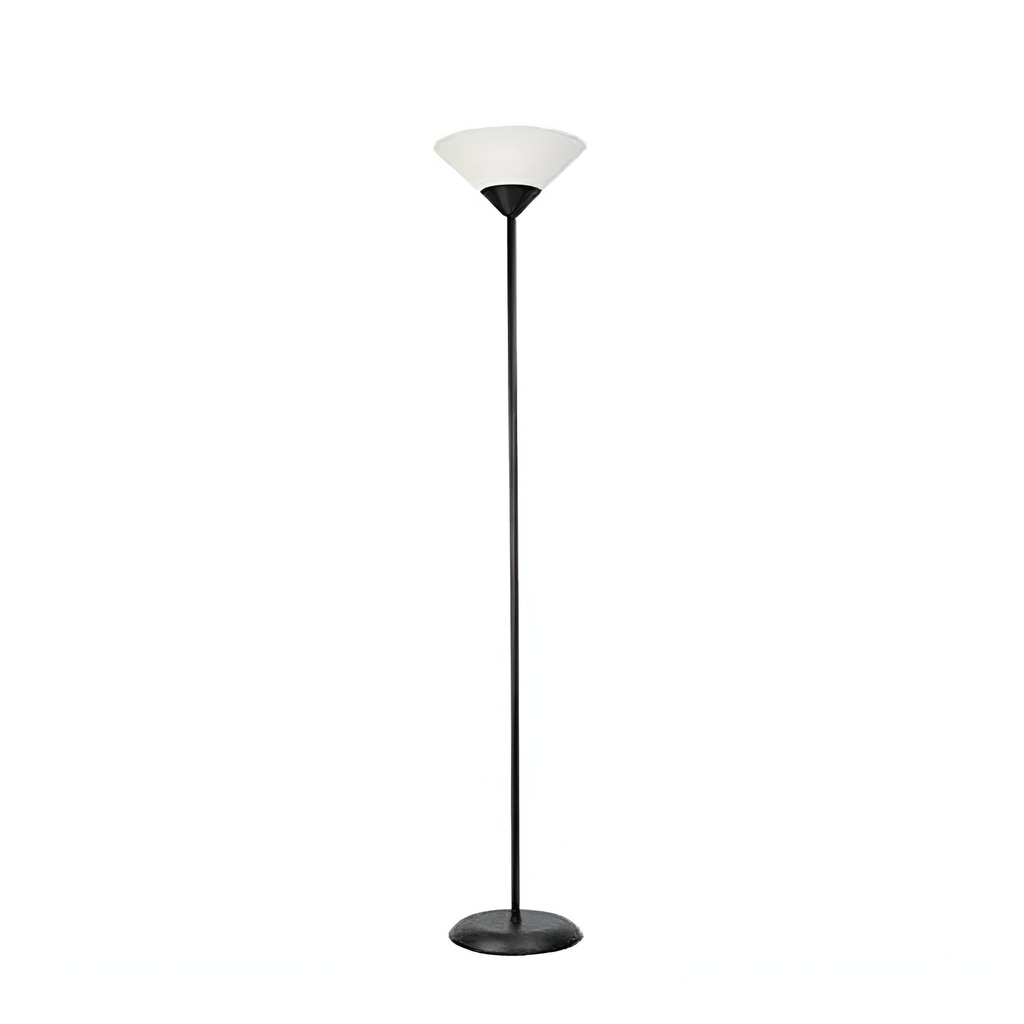 Lampadaire Manade en métal noir ,forme vasque