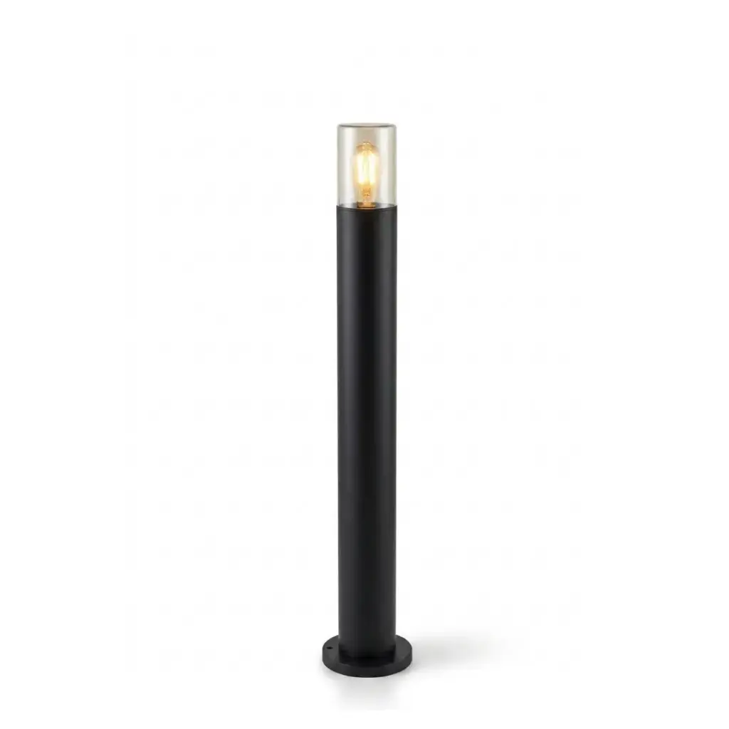 Borne extérieur Fedor en plastique noir étanche IP44