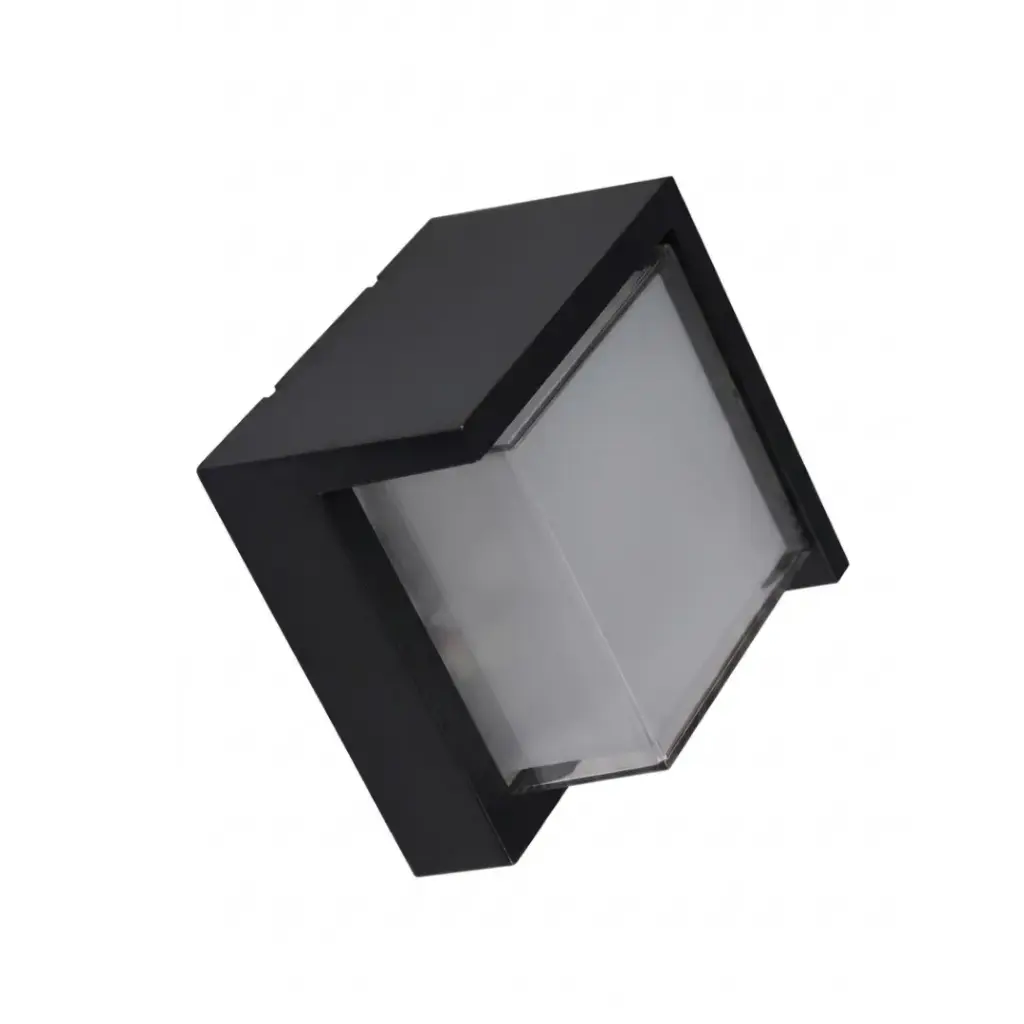 Applique Murale extérieure LED 12W en plastique noir IP65