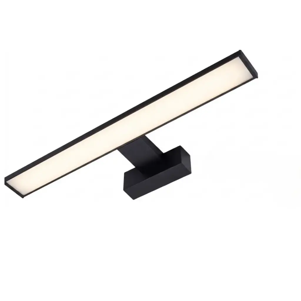 Applique LED 8W en aluminium noir Lumière naturelle étanche IP44 