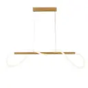 Suspension Comely LED 24W en métal finition peinture dorée 