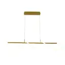 Suspension Comely LED 24W en métal finition peinture dorée 