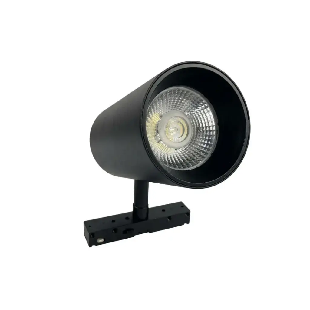Spot rail LED 30W noir pour profil d'éclairage IP20