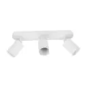 Spot / plafonnier orientable 3 lampes en aluminium blanc IP20