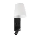 Applique murale LED orientable en métal avec port USB IP20
