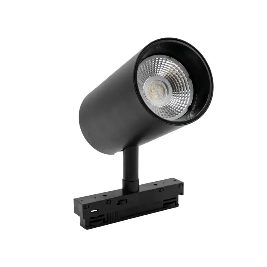 Spot rail LED 20W noir pour profil d'éclairage IP20