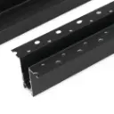 Système de Rail encastré 48V 3 Phases 2M intérieur noir