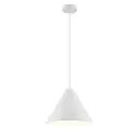 Suspension Incaro avec abat-jour en métal intérieur blanc