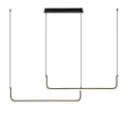 Suspension Keskro design moderne LED en aluminium style hang 