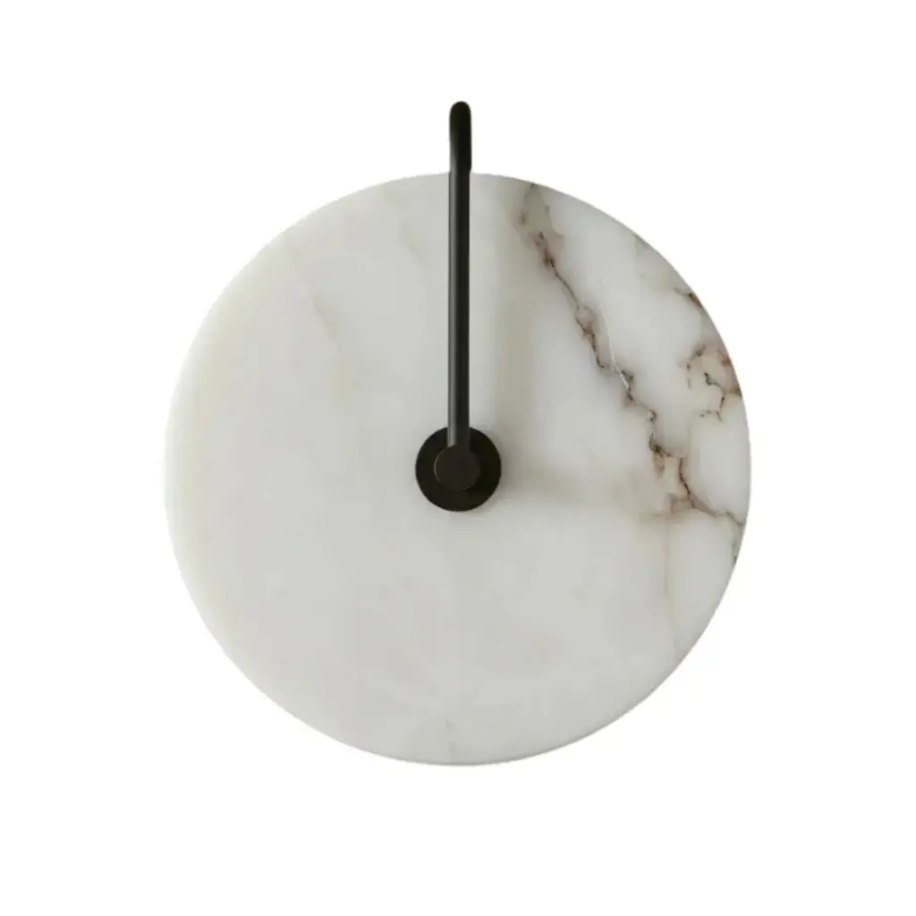 Applique Murale LED moderne noir en marbre avec éclairage 