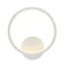 Applique murale LED Sigma ronde blanc éclairage tricolore