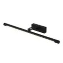 Applique murale LED SDB en métal noir éclairage tricolore