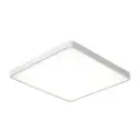 Plafonnier Hadon carré en métal blanc éclairage tricolore Ø50 