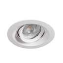 Spot encastré Colie-dto-w alliage en aluminium blanc mat Ø9,9